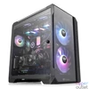 Kép 1/6 - Thermaltake View 51 Tempered Glass ARGB Edition Black gépház