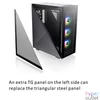 Kép 3/6 - Thermaltake Divider 500 ARGB Tempered Glass Black gépház