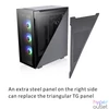 Kép 4/6 - Thermaltake Divider 500 ARGB Tempered Glass Black gépház