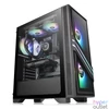 Kép 1/6 - Thermaltake Versa T35 Tempered Glass RGB Black gépház