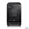 Kép 2/6 - Thermaltake The Tower 300 Tempered Glass Black gépház