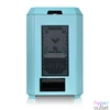 Kép 4/6 - Thermaltake The Tower 300 Tempered Glass Turquoise Blue gépház