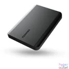 Kép 1/6 - Toshiba 2TB 2,5" USB3.2 CANVIO BASICS 2022 Matt Black külső HDD