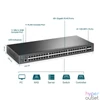 Kép 4/4 - TP-Link TL-SG3452X JetStream 48-Port Gigabit L2+ Managed Switch with 4 10GE SFP+ Slots