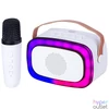 Kép 1/3 - Trevi XR8A01 Mini Bluetooth Karaoke Party Speaker for Kids White hangszóró