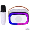 Kép 2/3 - Trevi XR8A01 Mini Bluetooth Karaoke Party Speaker for Kids White hangszóró