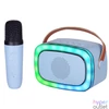 Kép 1/3 - Trevi XR8A01 Mini Bluetooth Karaoke Party Speaker for Kids Blue hangszóró