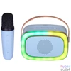 Kép 2/3 - Trevi XR8A01 Mini Bluetooth Karaoke Party Speaker for Kids Blue hangszóró