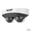 Kép 2/3 - Uniview 2x2MP kétlencsés Multiview dómkamera, 2x2,8mm-es objektívvel, 2db beépített mikrofonnal IP kamera