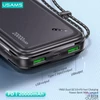 Kép 2/3 - Usams 20KCD16801 20000 mAh PowerBank Black