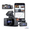 Kép 1/4 - VANTRUE Element 3 Triple WiFi Dash Cam videokamera