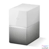 Kép 5/5 - Western Digital 4TB 3,5" USB3.0 My Cloud Home Duo White/Grey külső HDD