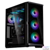 Kép 4/11 - Zalman Z10 Duo RGB Tempered Glass Black gépház
