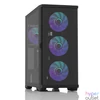 Kép 8/11 - Zalman Z10 Duo RGB Tempered Glass Black gépház