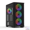 Kép 2/9 - Zalman Z10 Plus RGB Tempered Glass Black gépház