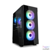 Kép 1/6 - Zalman I3 Neo TG Tempered Glass Black gépház