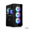 Kép 2/6 - Zalman I3 Neo TG Tempered Glass Black gépház
