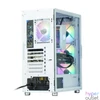 Kép 4/6 - Zalman I3 Neo Tempered Glass White gépház