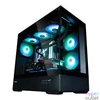 Kép 5/9 - Zalman P30 Tempered Glass Black gépház