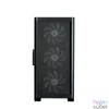 Kép 6/9 - Zalman M4 Tempered Glass Black gépház