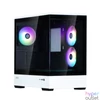 Kép 1/10 - Zalman P30 BW Tempered Glass Black/White gépház