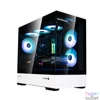 Kép 2/10 - Zalman P30 BW Tempered Glass Black/White gépház