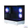 Kép 5/10 - Zalman P30 BW Tempered Glass Black/White gépház