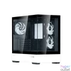 Kép 6/10 - Zalman P30 BW Tempered Glass Black/White gépház