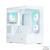 Kép 1/11 - Zalman P30 V2 Tempered Glass White gépház