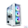 Kép 1/6 - Zalman I3 Neo TG Tempered Glass White gépház