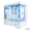 Kép 13/19 - Zalman P30 Tempered Glass White gépház
