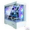 Kép 4/19 - Zalman P30 Tempered Glass White gépház