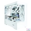 Kép 5/19 - Zalman P30 Tempered Glass White gépház