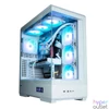 Kép 2/7 - Zalman P50 DS Tempered Glass White gépház