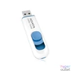 Kép 1/3 - Pendrive, 64GB, USB 2.0, ADATA "C008", fehér