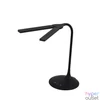 Kép 1/3 - Asztali lámpa, LED, 6 W, ALBA "Ledtwin", fekete