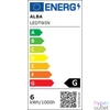 Kép 3/3 - Asztali lámpa, LED, 6 W, ALBA "Ledtwin", fekete