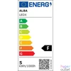 Kép 2/2 - Asztali lámpa, LED, 3-5,5 W, ALBA "LedX", fekete