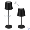 Kép 2/2 - Akkus asztali lámpa, USB, LED 3,8W EGLO "Cabozo" fekete