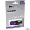 Kép 3/3 - Pendrive, 128GB, USB 3.2, EMTEC "B110 Click Easy", fekete-lila