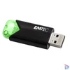 Kép 2/3 - Pendrive, 64GB, USB 3.2, EMTEC "B110 Click Easy", fekete-zöld