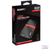 Kép 1/2 - SSD (külső memória), 512GB, USB 3.2, 420/450 MB/s, EMTEC "X200"