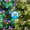 Kép 1/3 - Fényfüzér, kül- és beltéri, 600 db microLED, színes/melegfehér, 9 m, HOME