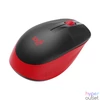 Kép 4/4 - Egér, vezeték nélküli, optikai, USB, LOGITECH, "M190", piros