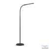 Kép 1/6 - Állólámpa, irodai, LED, szabályozható, MAUL "Pirro", fekete