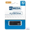 Kép 1/4 - Pendrive, 32GB, USB 2.0, MYMEDIA (by VERBATIM)
