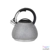 Kép 1/4 - Vízforraló kanna, sípoló funkció, 2,7 liter, RESTO "Lyra 90605", szürke