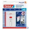 Kép 1/3 - Akasztószög, öntapadó, állítható, TESA "Powerstrips®", sima felületre