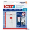 Kép 1/3 - Akasztószög, öntapadó, állítható, TESA "Powerstrips®", sima felületre