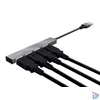 Kép 3/7 - USB elosztó-HUB, 4 port, USB 2.0, TRUST "Halyx", ezüst